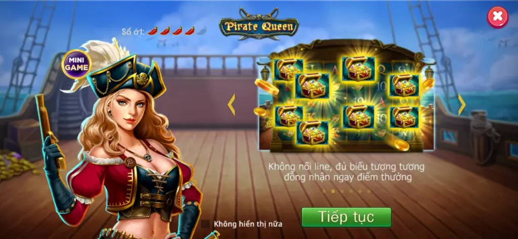 pirate queen jili lc79 slot cướp biển quay thưởng free spin dễ trúng