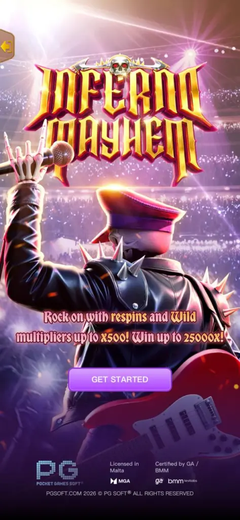 inferno mayhem pg lc79 game slot chủ đề địa ngục lửa bonus lớn