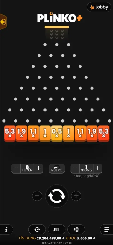 plinko+ lc79 pragmatic play gameplay