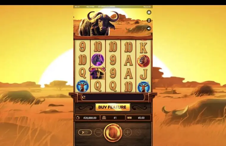 Ảnh giao diện chính game African Buffalo 5000 (Kingmidas #KM-SLOT-042) (slot) chơi tại LC79