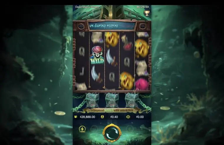 Ảnh giao diện chính game Dead Man's Riches (slot PG) chơi tại LC79
