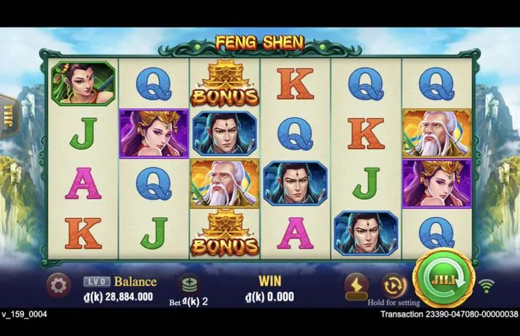 Ảnh giao diện chính game Fengshen (slot JILI) chơi tại LC79