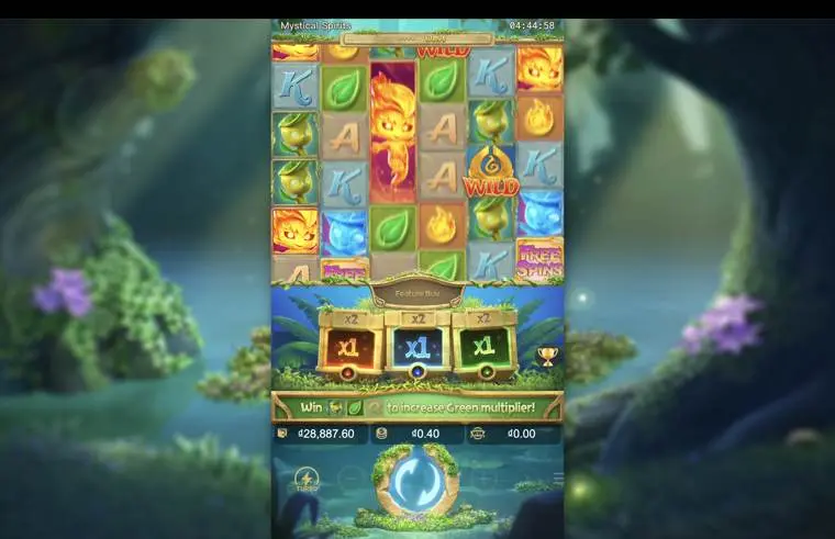 Ảnh giao diện chính game Mystical Spirits (slot PG) chơi tại LC79