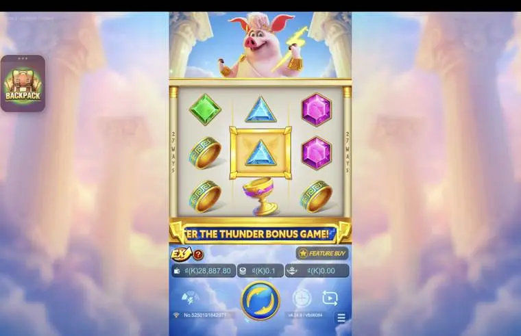 Ảnh giao diện chính game Olympig (slot JDB) chơi tại LC79