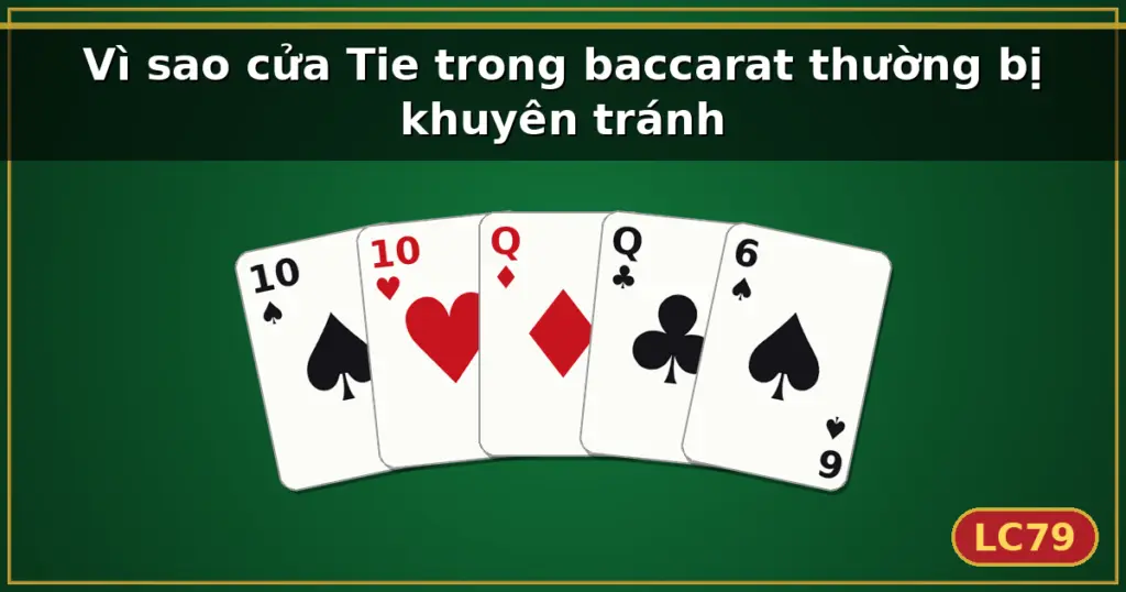 Vì sao cửa Tie trong baccarat thường bị khuyên tránh — LC79