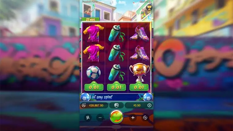 Ảnh giao diện chính game Futebol Fever (slot PG) chơi tại LC79