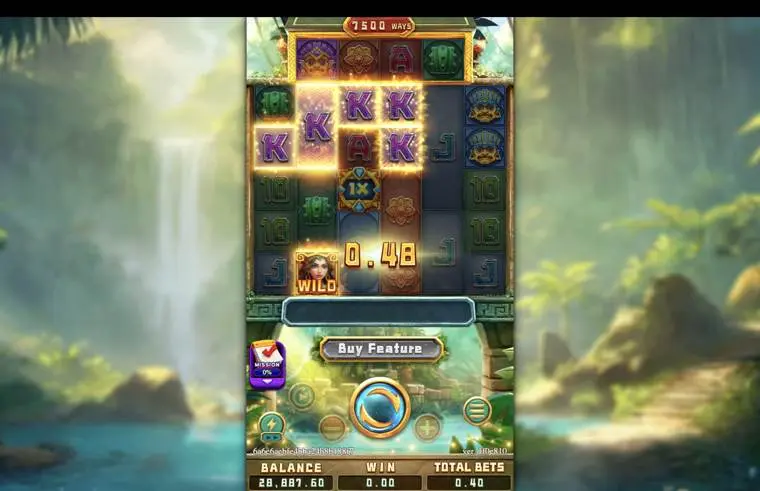 Ảnh giao diện chính game QUEEN OF INCA (slot FC) chơi tại LC79