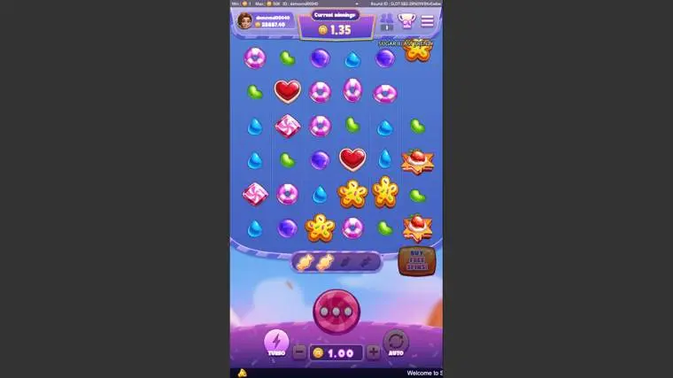 Ảnh màn hình gameplay game Sugar Blast (Kingmidas #) (slot) chơi tại LC79