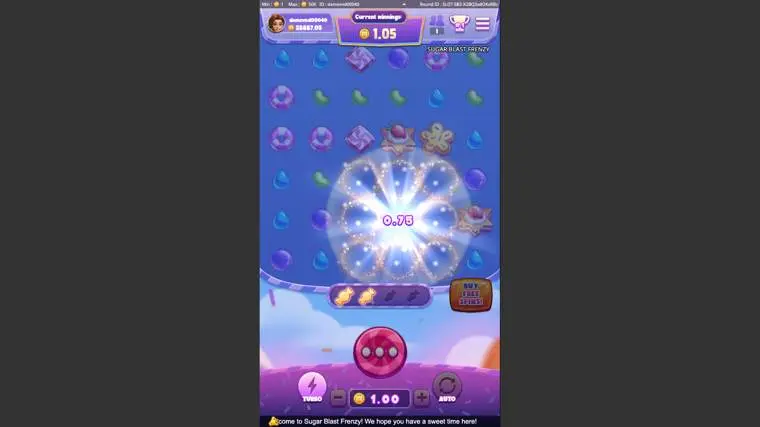Ảnh bảng biểu tượng & tính năng game Sugar Blast (Kingmidas #) (slot) chơi tại LC79