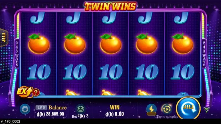 Ảnh giao diện chính game TWIN WINS (slot JILI) chơi tại LC79