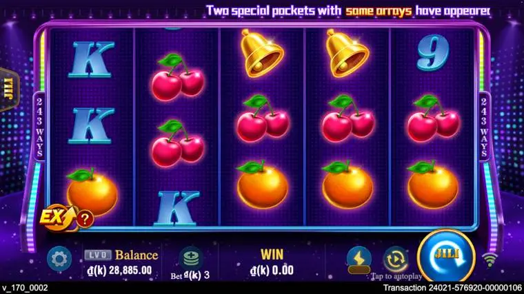 Ảnh màn hình gameplay game TWIN WINS (slot JILI) chơi tại LC79